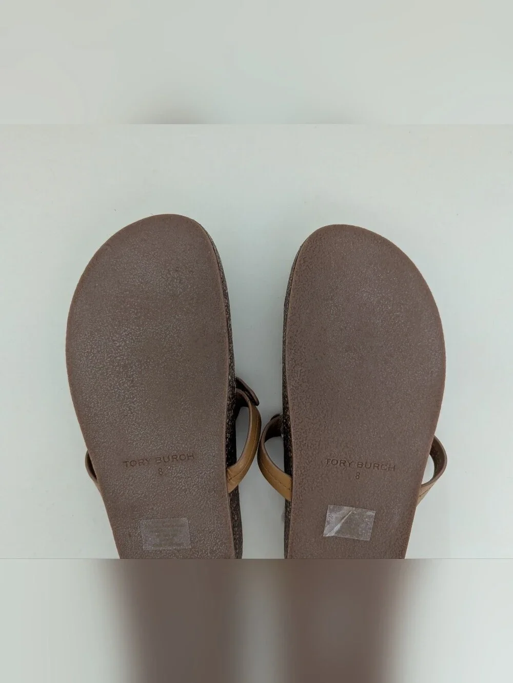 EUC! Tory Burch Miller Cloud Shearling Sandal In Tan Size 8